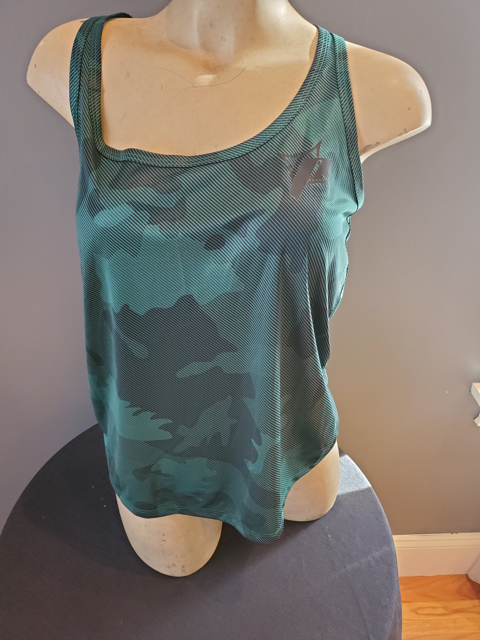 Laser Performance Black Camo Racerback Tank